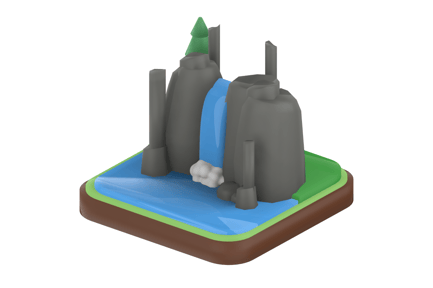 Preview: Waterfal 3D Icon