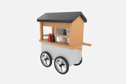 Preview: Batagor Stall 3D Icon