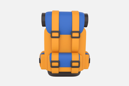 Preview: Backpack 3D Icons