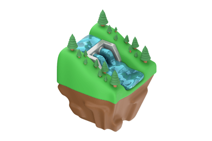 Preview: Dam 3D Illustration