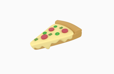 Preview: Pizza 3D Illustration