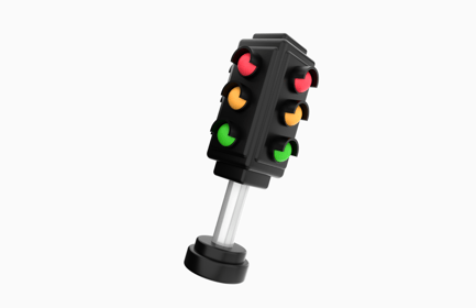 Preview: Traffic Light 3D Illustration