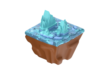Preview: Glacier 3D Illustration