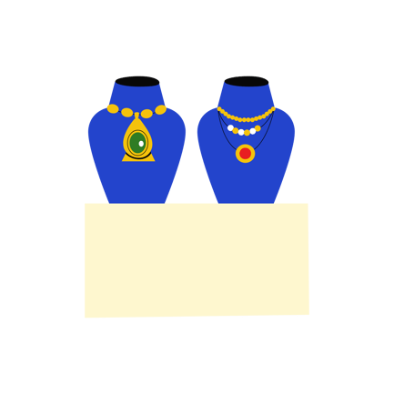 Ausstellung im Souvenirladen