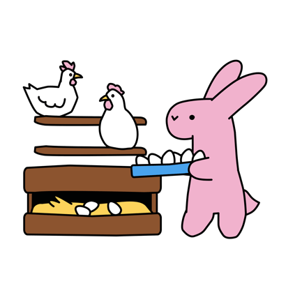 Eierproduktion