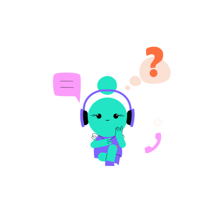 Ready to Help Cartoon Character Illustration