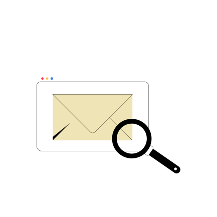 Email Alert Flat Illustration