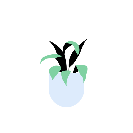 Animated Potted Houseplant Icon