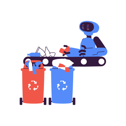 AI Sorting Waste