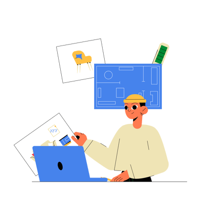 Interior Design Solutions Illustration