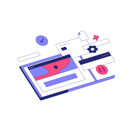 Abbildung eines Drahtgittermodells mit Duotone-Software