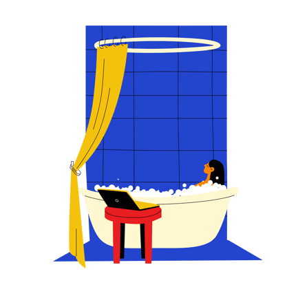Relaxing Bath Time