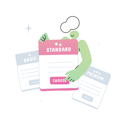 Animated Pricing Plan Selection