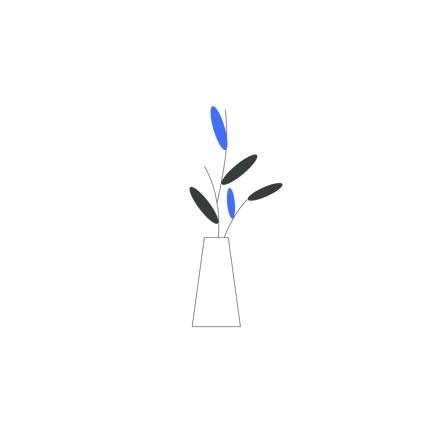 Abstract Plant Arrangement