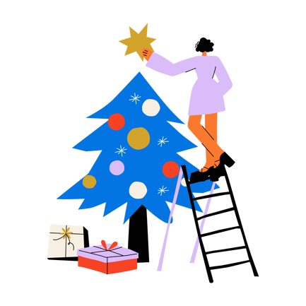 Decoración del árbol de Navidad