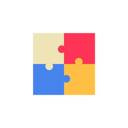 Animated Puzzle Pieces for Teamwork and Solutions