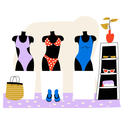 Maniquíes de trajes de baño