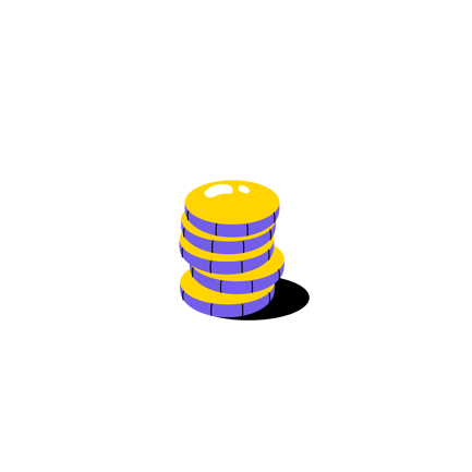 Stacked Coins