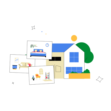 Comfortable House Flat Style Illustration