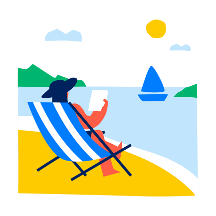 Vacation in Beach