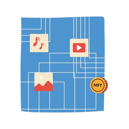 Nft Digital Assets Flow Animation