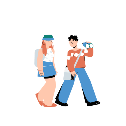 Outdoor Adventure Walkers Animation