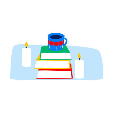 Cozy Reading Setup
