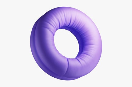 Preview: Squishy Inflated Abstract Donut