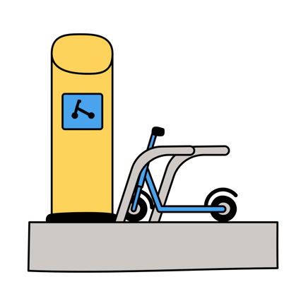 Scooter Parking Station