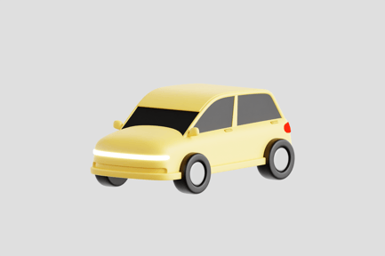 Preview: Yellow Compact Car
