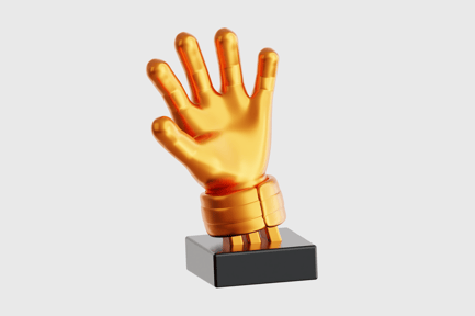 Preview: Golden Glove Soccer Trophy