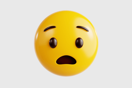 Preview: Worried Surprise Emoji