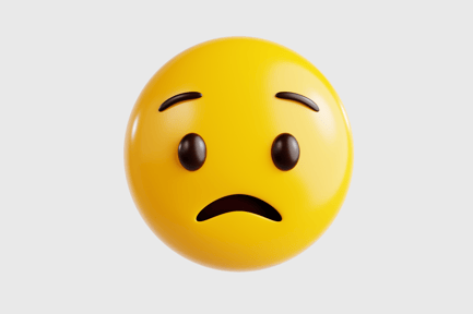 Preview: Worried Emoji Face