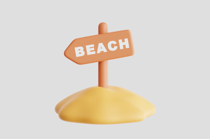 Preview: Beach Location Sign