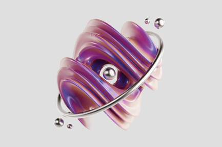 Preview: Abstract Organic Twist with Orbit Ring