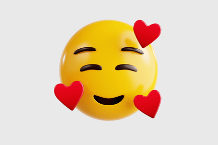 Preview: Love Heart Emoji Face