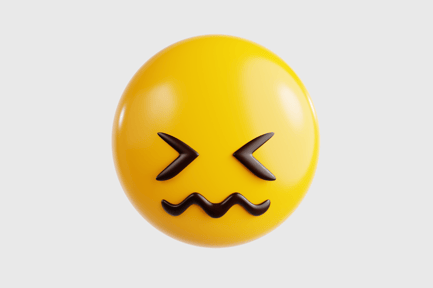Preview: Frustrated Emoji Face