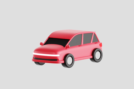 Preview: Red Compact Car