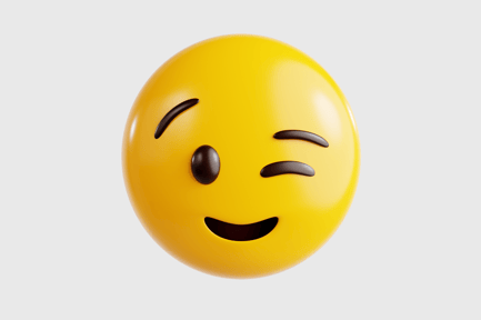 Preview: Wink Emoji Face