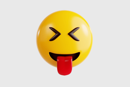 Preview: Funny Laugh Tongue Emoji
