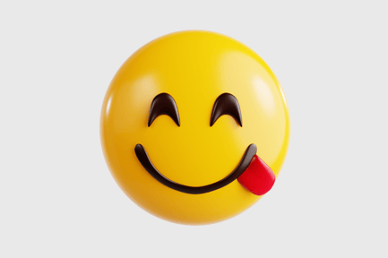 Preview: Cute Tongue Smile Emoji