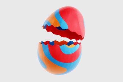 Preview: Broken Easter Egg Shell