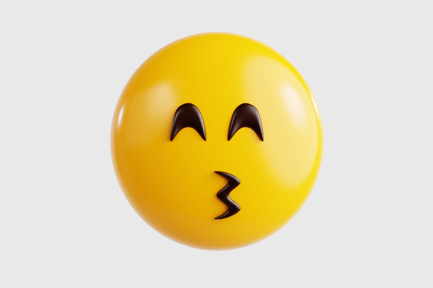 Preview: Cute Kiss Smile Emoji