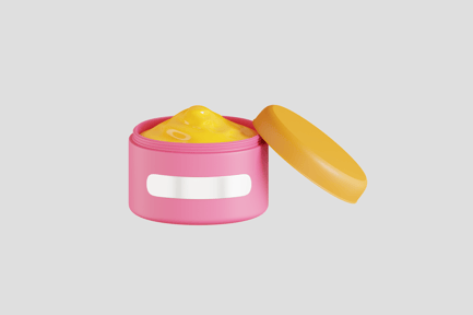 Preview: Face Cream Jar Open