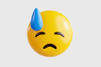 Preview: Nervous Sweat Emoji