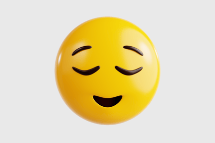 Preview: Relaxed Smile Emoji