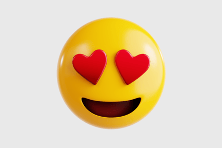 Preview: Heart Eyes Love Emoji