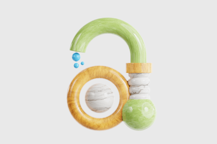 Preview: 3D Modern Loop Abstract Sculpture