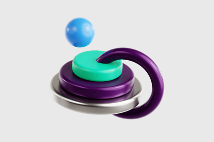 Preview: 3D Abstract Triple Cylinder Composition