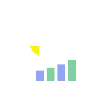Animated Growth Graph Illustration